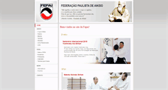 Desktop Screenshot of fepai.org.br