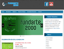 Tablet Screenshot of fundarte2000.fepai.org.ar